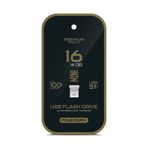 POWERWAY Premium 16 GB Mini USB 3.1 Metal Gövde Ultra Hızlı Flash Bellek Data Traveler