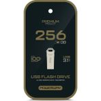 Powerway Premium 256 GB USB 3.1 Metal Gövde Ultra Hızlı Flash Bellek Data Traveler - Gümüş