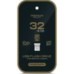 Powerway Premium 32 GB Mini USB 3.1 Metal Gövde Ultra Hızlı Flash Bellek Data Traveler - Gri