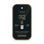 POWERWAY Premium 32 GB Mini USB 3.1 Metal Gövde Ultra Hızlı Flash Bellek Data Traveler