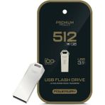 Powerway Premium 512 GB 100MB/S Ultra Hızlı USB 3.1 Metal Silver Flash Bellek - 256 GB - Siyah