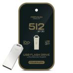 Powerway Premium 512 Gb 100Mb/S Ultra Hızlı Usb 3.1 Metal Silver Flash Bellek