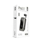 POWERWAY Proset 20 Saat Konuşma Süresi Mikrofonlu Yaka Askılı Şarj Göstergeli Makaralı Bluetooth Kulaklık