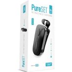 Powerway Pureset 10 Saat Konuşma Süresi Makaralı Bluetooth Kulaklık - Siyah