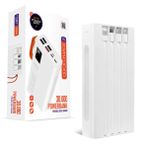 Powerway QC30S 30000 Mah Dijital Göstergeli Kablolu Powerbank