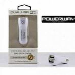 Powerway Usb Araç Şarj +Kablosu 2 Usb Çıkışlı