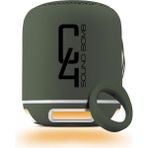 POWERWAY Yeşil Taşınabilir Bluetooth Hoparlör Ses Bombası Yüksek Ses Gücü Sese Duyarlı Led Işık C4