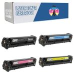 PowPrint Canon CRG-731/CB540 I-Sensys MF-628CW Cmyk 1 Set Muadil Toner - Renkli - 0,5