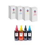 PowPrint Hp 704 100 ml Siyah ve Renkli Kartuş Dolumseti