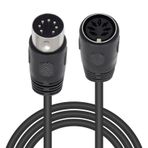 Poyiccot 7 Pin DIN Kablosu, 7Pin DIN Erkek - Dişi Uzatma Kablosu, B & O için Profesyonel Premium Ses Genişletici Kablo, Stereo Sistemler, 1,5 m