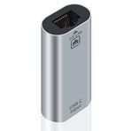 Poyiccot USB C - Ethernet Adaptörü Gigabit, RJ45 Dişiden USB C Dişi Adaptör, USB C - RJ45 Adaptör 1000/100/10Mbps'ye Kadar Ethernet LAN Ağ Adaptörü iPad, MacBook Pro ile Uyumlu 1 Paket