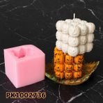 Poyrish 1210 - Silikon Kalıp Mum Kalıbı - Bubble Kabak Halloween - Çok Renkli - Standart