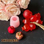 Poyrish PK1002733 - Silikon Kalıp Mum Kalıbı - Küçük Boy Nar - Çok Renkli - Standart