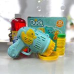Pozart Pilli Baloncuk Köpük Tabancası Mavi Duck 500ML Solisyon ile Birlikte