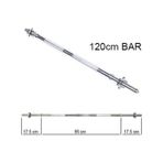Pozitif 120 cm Krom Uzun Bar