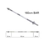 Pozitif 160 cm Krom Uzun Bar
