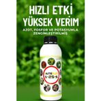 Pozitif Gübre 5-25-5 Azotlu Fosforlu Potasyumlu Çiçeklendirici N-p-k Sıvı Gübre 1 Litre