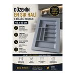 POZİTİF HIRDAVAT 65x49 Cm Çekmece İçi Kaşıklık Organizer Çatal Kaşık Düzenleyici 65 cm düzenleyici (58X41 CM E KESİLEBİLİR)