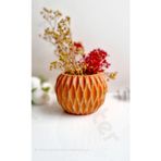 Pp Handmade Dekoratif Saksı|Sukulent Saksı|Dekoratif Biblo|Biblo Saksı|Modern Saksı|Dekoratif Obje|Turuncu