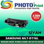 Pp Samsung Xpress SL-M2825D D116L Chipli Ithal Muadil Toner 3.000 Sayfa - Siyah