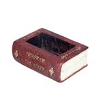 PpAaJK Reçine Çiçek Vazosu Edebi Kitap Şeklinde Etli Çiçek Simülasyonu Bahçe Manzara Oturma Odası Dekoratif Saksı