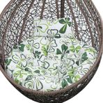 PPGE HOME Bahçe Terası Rattan Salıncak Sandalye Hasır Yumurta Asılı Sandalye Hamak Asılı Sandalye Büyük Boy Minder Asılı Sepet Sandalye Minderi İç Mekan Dış Mekan (Sadece Yastık) (Renk: E)