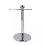 Ppqıru Tıraş Bıçağı Tutucu Fırça Tıraş Standı Lüks Hediyeler İçin Metal Krom Kaplama Tıraş Aksesuarları (26 Mm)