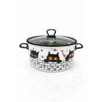 PR Home Cat Emaye 22 cm Kızartma Tenceresi