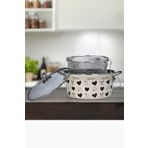 PR Home Enjoy Siyah Emaye 22 cm Kızartma Tenceresi