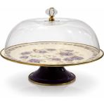 Pr Home Fiorella Emaye Kek Fanusu - 34 cm
