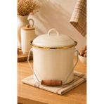 Pr Home Krem Emaye Bakraç 20 cm - 5,1 lt