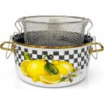 PR Home Lemon Emaye 22 cm Kızartma Tenceresi