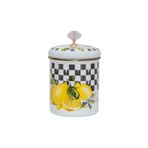 PR Home Lemon Emaye Büyük Boy 14 cm Baharatlık Kavanoz