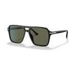 Prada 20YS 1AB03R 55 Siyah Asetat Güneş Gözlüğü Erkek UV 400 Polarize Lens