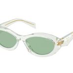Prada 26ZS 14R20E 55 Transparent Mint Green Kadın Güneş Gözlüğü