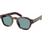 Prada A16S 15W04D 52 Erkek Güneş Gözlüğü Kahverengi Çerçeve Polarize Organik Cam ile Şık Tasarım
