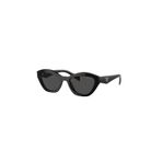Prada Cat Eye Güneş Gözlüğü, M, PR A02S, Siyah, kadın