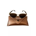 Prada Gold Çerçeve Kadın Güneş Gözlüğü