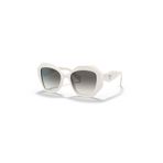Prada PR 16WS 142130 53 White Grey Kadın Güneş Gözlüğü