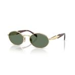 Prada Pr 65Zs Zvn70l Pale Gold-Dark Green Kadın Güneş Gözlüğü