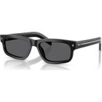 Prada PR B11S 16K731 55 Dikdörtgen Siyah Kemik Unisex Güneş Gözlüğü