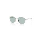Prada PR B51S 1BC40N 53 Oval Gri Metal Unisex Güneş Gözlüğü