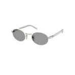 Prada PR B56S 23E50Q 52 Oval Beyaz Kombine Unisex Güneş Gözlüğü