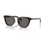 Prada PR C01SD 16K731 49 Unisex Aynalı Oval Siyah Kemik Güneş Gözlüğü