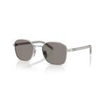Prada PR C50S 1BC80Q 53 Unisex Geometrik Gümüş Metal Güneş Gözlüğü