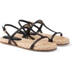 Prada Sport Deri Kadın Sandalet - 0 - Siyah