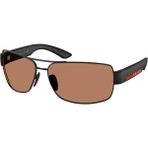 Prada Sports Ps B52S 1BO20D 65 Erkek Güneş Gözlüğü - Siyah