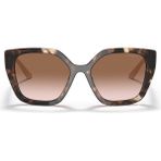 Prada SPR24X C.07R-0A6 52-18 Güneş Gözlüğü - Kahverengi