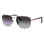Prada SPS54Z 5AV09U 60 Gri Erkek Güneş Gözlüğü