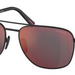 Prada SPS54Z DG0-08F 60 Siyah Erkek Güneş Gözlüğü